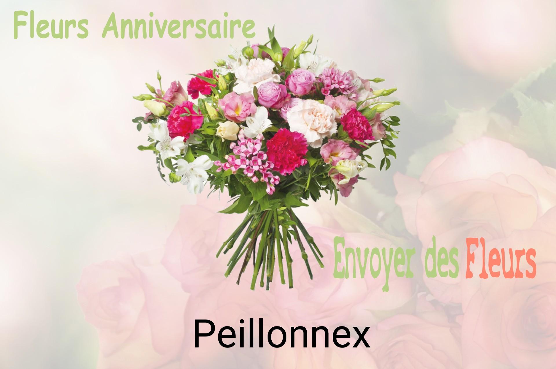 Bouquet de fleurs d’anniversaire livré à Peillonnex