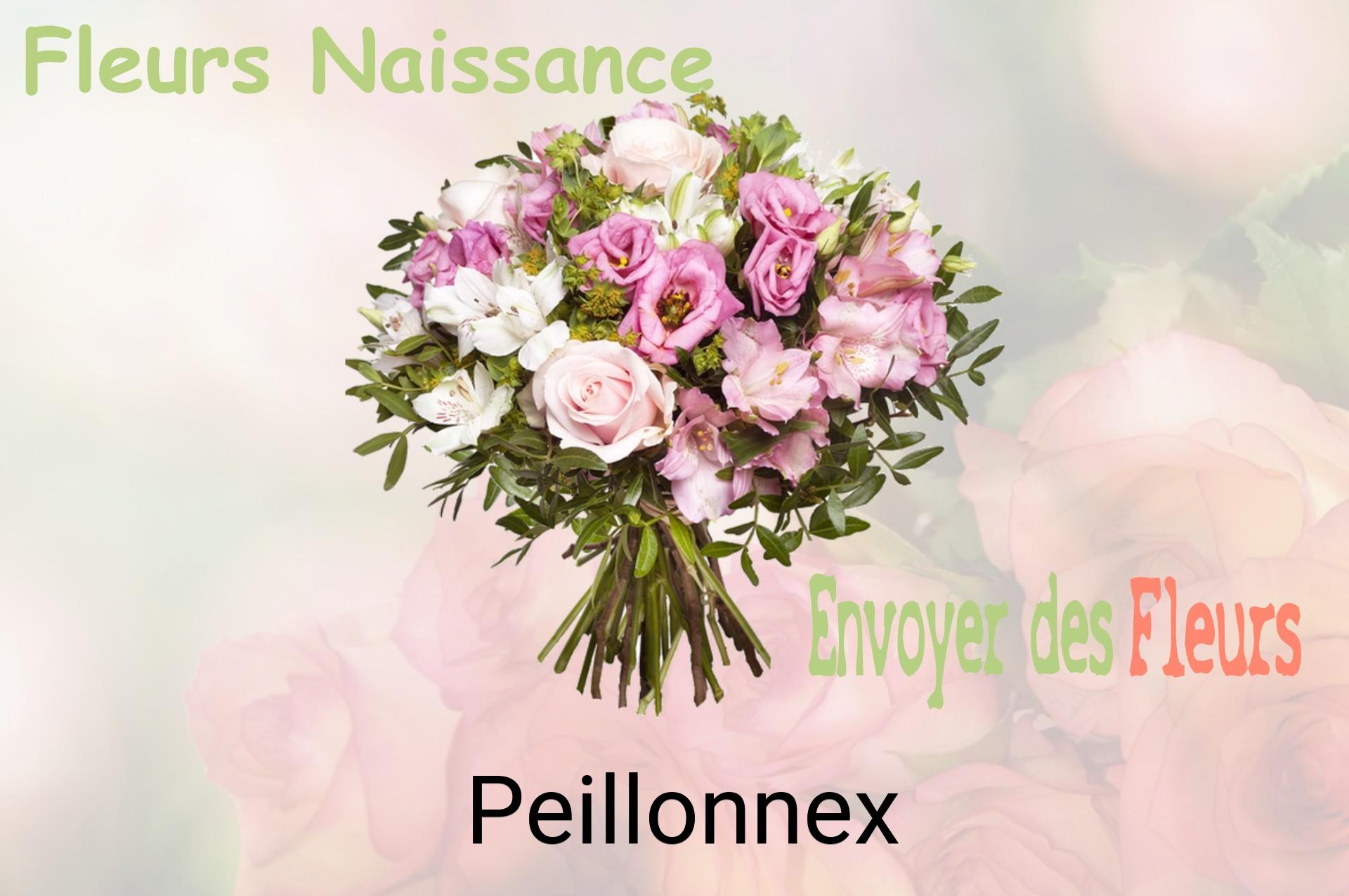 Bouquet de fleurs de naissance livré à Peillonnex